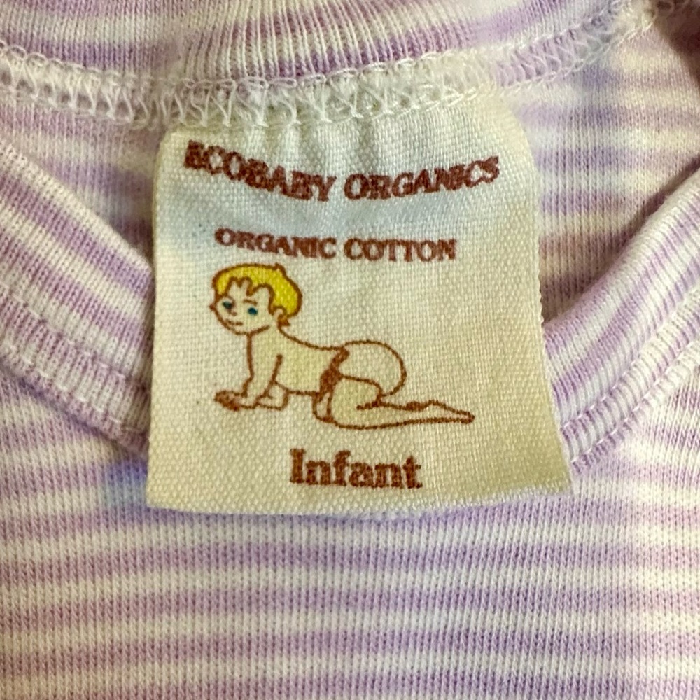 Ecobaby Organics - Organic Cotton Long Sleeve Infant Shirts - NWOT! - Picture 2 of 4